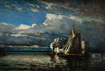 Fishing Fleet, Bay of Fundy by John A. Hammond vendu pour $12,500