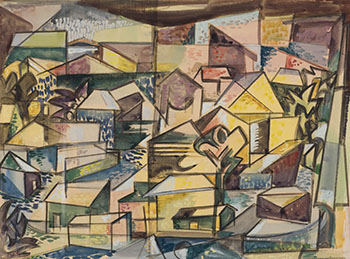 Town by Fritz Brandtner vendu pour $13,750