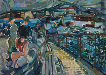 The East River by Pegi Nicol MacLeod vendu pour $7,500