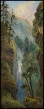 Waterfall by Reverend J. Williams Ogden vendu pour $748