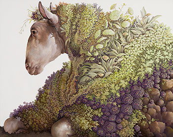Pastured Sheep by Lindee Climo vendu pour $2,500