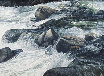 Riverscape #2, Yosemite by Ronald (Ron) William Bolt vendu pour $8,750