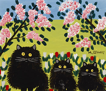 Three Black Cats by Maud Lewis vendu pour $91,250