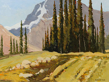 Alpine Afternoon by Peter Shostak sold for $2,000