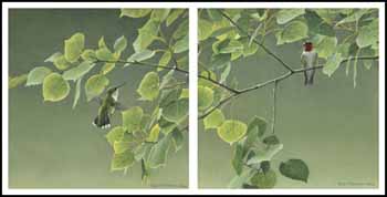 Hummingbirds by Robert Bateman vendu pour $26,325
