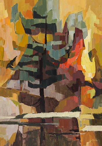 Conifer Contrast, Madawaska by Hilton McDonald Hassell vendu pour $7,500