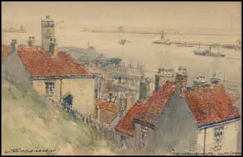 The Harbour Mouth, North Shields by Victor Noble Rainbird vendu pour $546