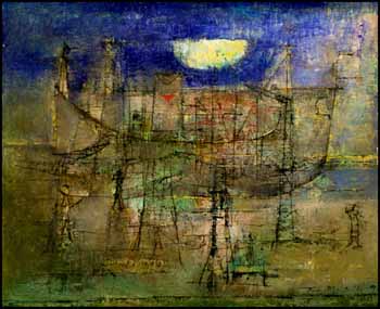 Chargement d'un cargo by Zao Wou-Ki vendu pour $253,000