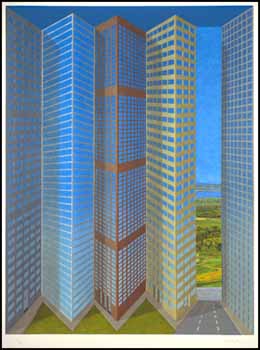 City by Patrick Hughes sold for $5,175