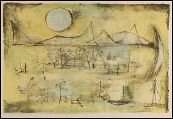 Montagnes et soleil by Zao Wou-Ki vendu pour $11,115