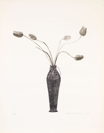 Tulips by David Hockney sold for $21,250