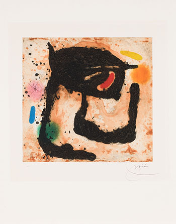 Le Dandy by Joan Miró vendu pour $10,000