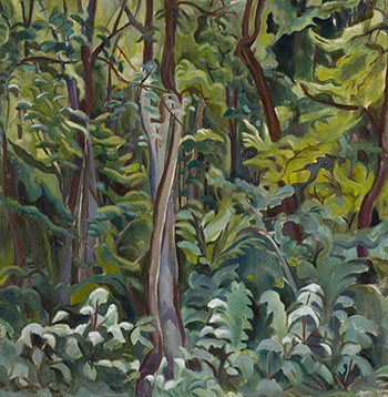 Forest Tangle / Self Portrait (verso) by Pegi Nicol MacLeod vendu pour $11,875