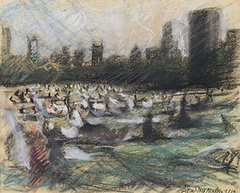 3pm, Sheep Meadow by Bill Jacklin vendu pour $2,000