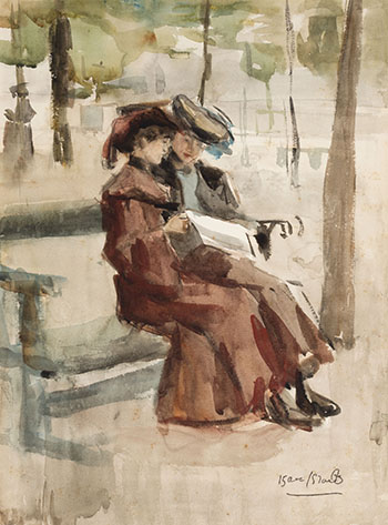 A Conversation in the Park by Isaac Lazarus Israëls vendu pour $46,250