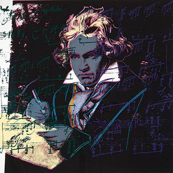 Beethoven (F.S.II.393) by Andy Warhol vendu pour $109,250