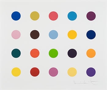 Esculetin by Damien Hirst sold for $17,500