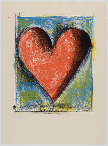 Carnegie Hall Heart by Jim Dine vendu pour $2,813