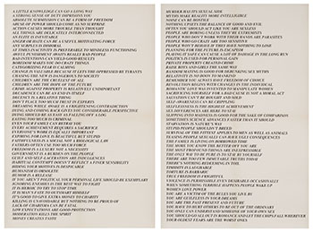 Truisms (Toronto) by Jenny Holzer sold for $2,500