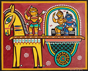 Procession by Jamini Roy sold for $28,125