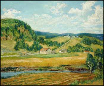 Quebec Landscape, Summer by Louis Paul Perron sold for $1,035