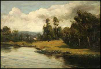 Clearing by the River by Edmund Dyonnet sold for $2,070