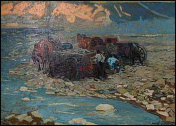 In the Riverbed by Christian (Andreas) Gottfried Lapine vendu pour $5,750