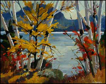 Birch and Yellow Maple by Tom (Thomas) Keith Roberts vendu pour $6,325