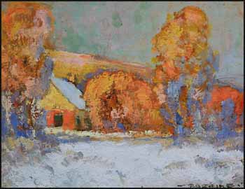 House with Trees by Arthur Dominique Rozaire sold for $1,521