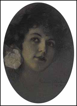 Portrait of a Woman by Frederick Sproston Challener vendu pour $702