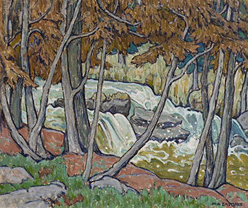 Berm Leading to Mississippi River, Almonte by Mary Alexandra Bell Eastlake vendu pour $5,625