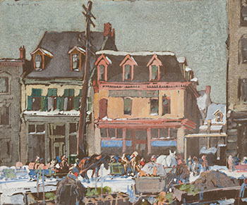 Byward Market, Ottawa by Paul Alfred sold for $6,875
