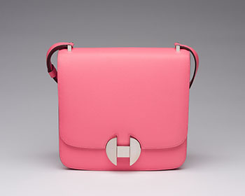 A ROSE ETE EVERCOLOR 2002 20 WITH PALLADIUM HARDWARE by  HERMÈS sold for $5,313