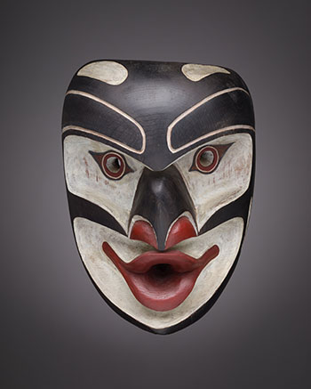 Tsonokwa Mask by Tony Hunt vendu pour $8,750