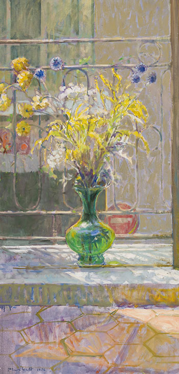 The Green Vase by Joseph Francis (Joe) Plaskett sold for $10,625