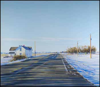 Country Road - Country Sky, One Solitary House by John McKee sold for $3,738