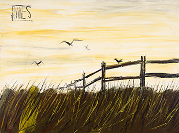 Untitled (Field of Flight) (#00500) by  James vendu pour $375