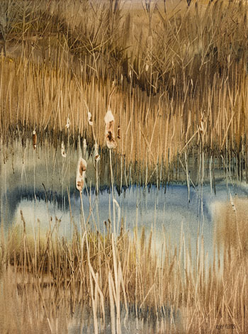 Cattails (#00503) by Thomas Kemp Kieffer vendu pour $625