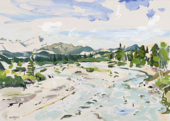 Kananaskis Campground (#00817) by Ken Christopher sold for $3,125