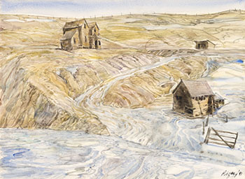 Abandoned Home Near Carbon (#0274) by Jack Rigaux sold for $750