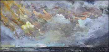 Moonrise Approaching Storm (01586/2013-2577) by Peter Deacon vendu pour $1,250