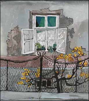 Lace Curtains at the Window (01740/2013-190) by Jennifer Garrett vendu pour $135