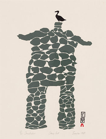 Inukshoo (00381) by Tumira Ashoona vendu pour $563