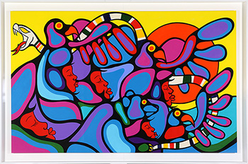 Niigaani Mamaajise (It Moves Ahead) (#0839) by Blake Angeconeb vendu pour $20,000