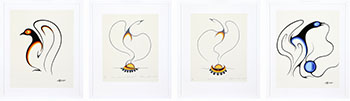 Four works by Clemence Wescoupe sold for $1,375