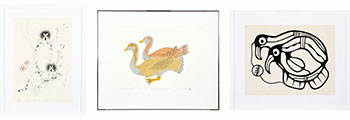 Three Works by Various Artists  sold for $500