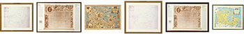 Six Items: Two HBC Charter Posters, Two Stanley Turner Maps, Two Hudson's Bay Maps by  Various Artists sold for $1,500