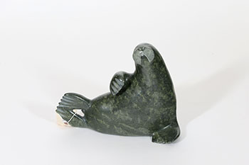 Seal (#0729) by Iola Abraham Ikkidluak sold for $1,375