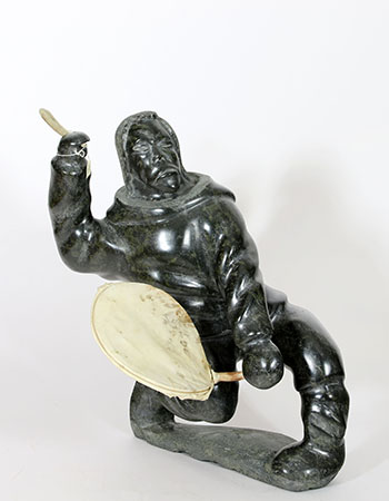 Drummer (#MP-85) by Quvianatuliak Takpaungai sold for $4,063
