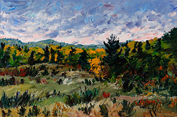 Near Emsdale - October (03813/A90-055) by Bruce Steinhoff sold for $1,125